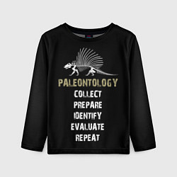 Детский лонгслив Paleontology dimetrodon