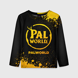 Детский лонгслив Palworld - gold gradient