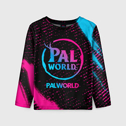 Детский лонгслив Palworld - neon gradient