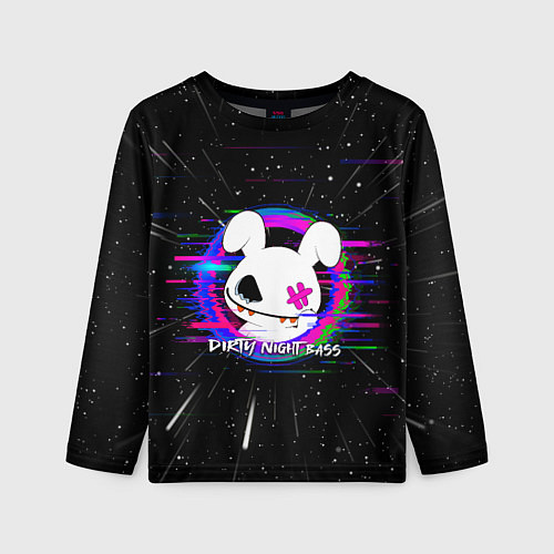 Детский лонгслив Bunnyy / 3D-принт – фото 1