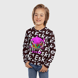 Лонгслив детский Esskeetit logo pattern, цвет: 3D-принт — фото 2
