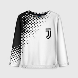 Лонгслив детский Juventus sport black geometry, цвет: 3D-принт