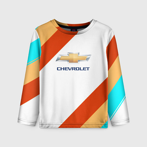 Детский лонгслив Chevrolet line / 3D-принт – фото 1