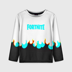 Детский лонгслив Fortnite epic game fire