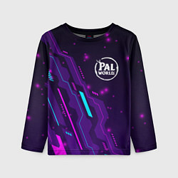 Детский лонгслив Palworld neon gaming