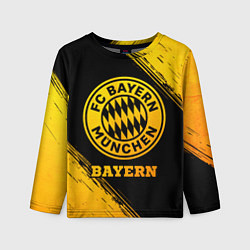 Детский лонгслив Bayern - gold gradient