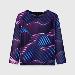 Детский лонгслив Объемные пластины изгибающиеся