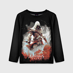 Детский лонгслив Assassins creed город из частиц