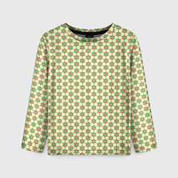 Лонгслив детский Паттерн разноцветные звездочки, цвет: 3D-принт