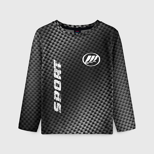 Детский лонгслив Lifan sport carbon / 3D-принт – фото 1