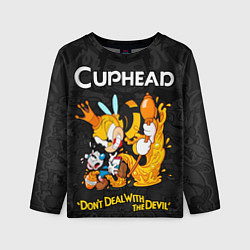 Лонгслив детский Cuphead - dont deal with the devil, цвет: 3D-принт