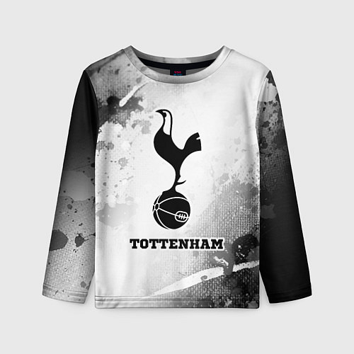 Детский лонгслив Tottenham sport на светлом фоне / 3D-принт – фото 1