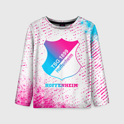 Детский лонгслив Hoffenheim neon gradient style