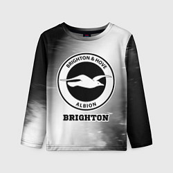 Детский лонгслив Brighton sport на светлом фоне