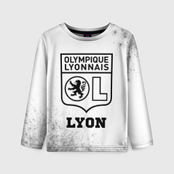 Детский лонгслив Lyon sport на светлом фоне