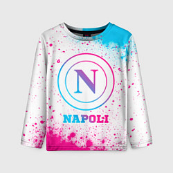 Детский лонгслив Napoli neon gradient style