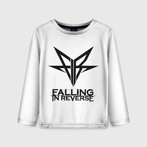 Детский лонгслив Falling in Reverse band logo / 3D-принт – фото 1