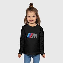 Лонгслив детский BMW sport logo, цвет: 3D-принт — фото 2