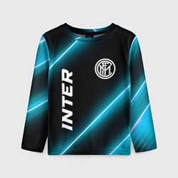 Лонгслив детский Inter неоновые лампы, цвет: 3D-принт