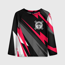 Лонгслив детский One Piece electro lines, цвет: 3D-принт