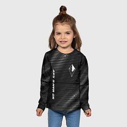 Лонгслив детский No Mans Sky metal game lines, цвет: 3D-принт — фото 2
