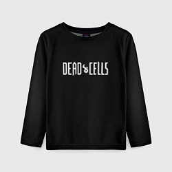 Лонгслив детский Dead Cells logo white, цвет: 3D-принт