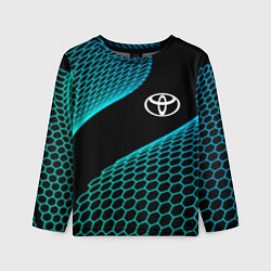 Лонгслив детский Toyota electro hexagon, цвет: 3D-принт