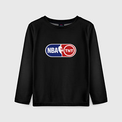 Детский лонгслив NBA logo tnt