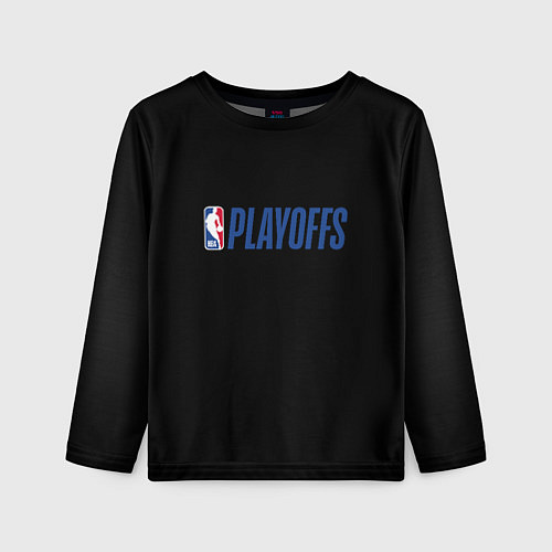 Детский лонгслив NBA playoffs / 3D-принт – фото 1