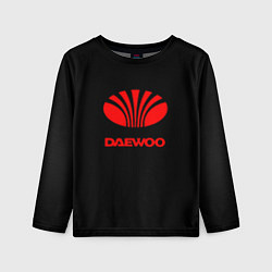 Детский лонгслив Daewoo red logo