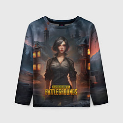 Детский лонгслив PUBG game wallpaper