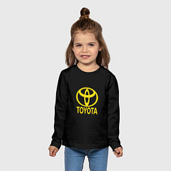 Лонгслив детский Toyota yellow, цвет: 3D-принт — фото 2