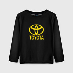 Лонгслив детский Toyota yellow, цвет: 3D-принт