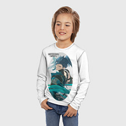 Лонгслив детский Wuthering Waves, цвет: 3D-принт — фото 2