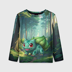 Детский лонгслив Bulbasaur pokemon