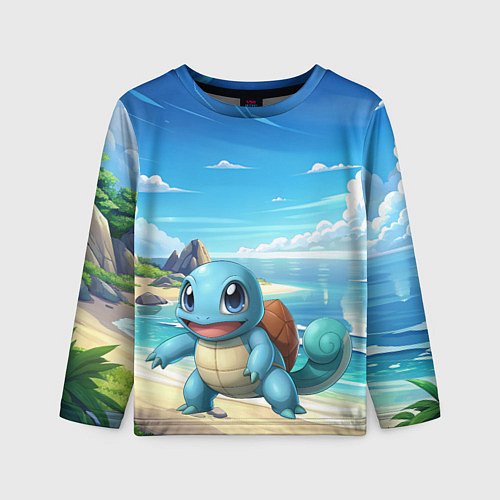 Детский лонгслив Pokemon Squirtle / 3D-принт – фото 1