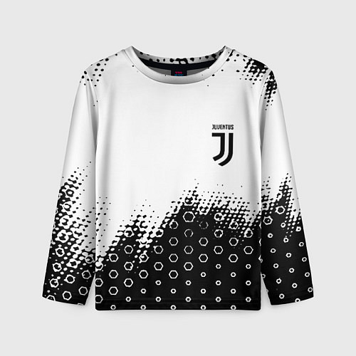 Детский лонгслив Juventus sport steel / 3D-принт – фото 1