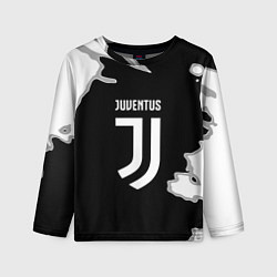 Детский лонгслив Juventus fc краски