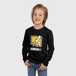 Лонгслив детский Rainbow six game steel ubisoft, цвет: 3D-принт — фото 2