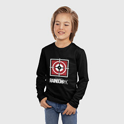 Лонгслив детский Rainbow six action game, цвет: 3D-принт — фото 2
