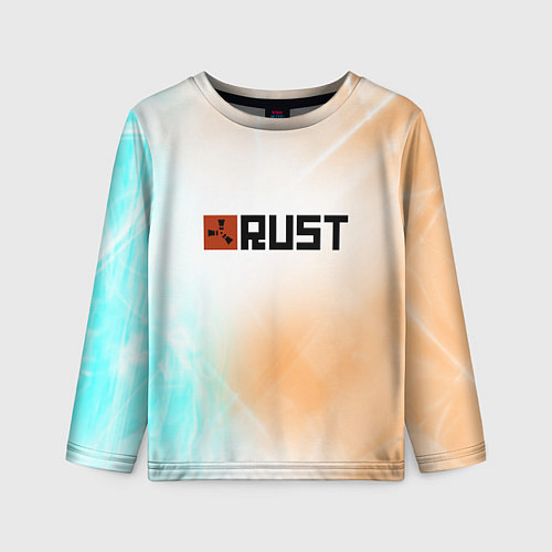 Детский лонгслив RUST gradient / 3D-принт – фото 1