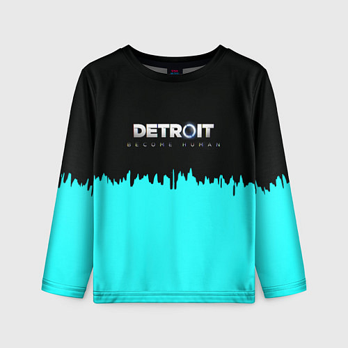 Детский лонгслив Detroit become human rk800 / 3D-принт – фото 1