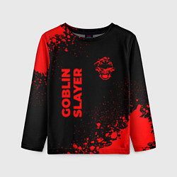 Лонгслив детский Goblin Slayer - red gradient вертикально, цвет: 3D-принт