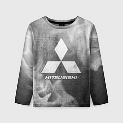 Детский лонгслив Mitsubishi - grey gradient