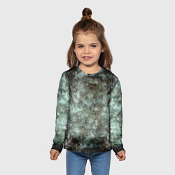Лонгслив детский Лесной принт, цвет: 3D-принт — фото 2