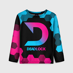 Детский лонгслив Deadlock - neon gradient