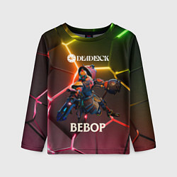 Детский лонгслив Deadlock Bebop неоновые плиты