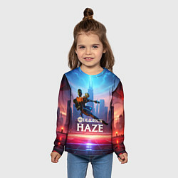 Лонгслив детский Deadlock Мгла, цвет: 3D-принт — фото 2