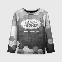 Детский лонгслив Land Rover - grey gradient