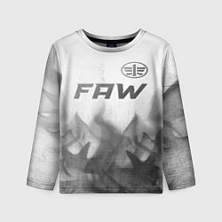 Детский лонгслив FAW - white gradient посередине